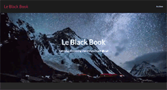 Desktop Screenshot of leblackbook.com.au